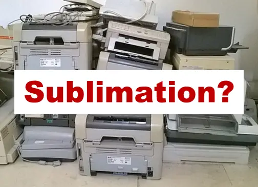can you use any printer for sublimation?